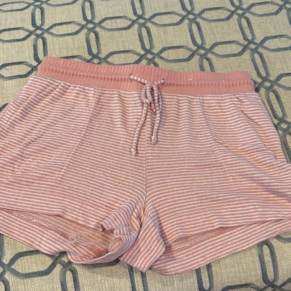 Stars Above Blush and Cream Knit Shorts